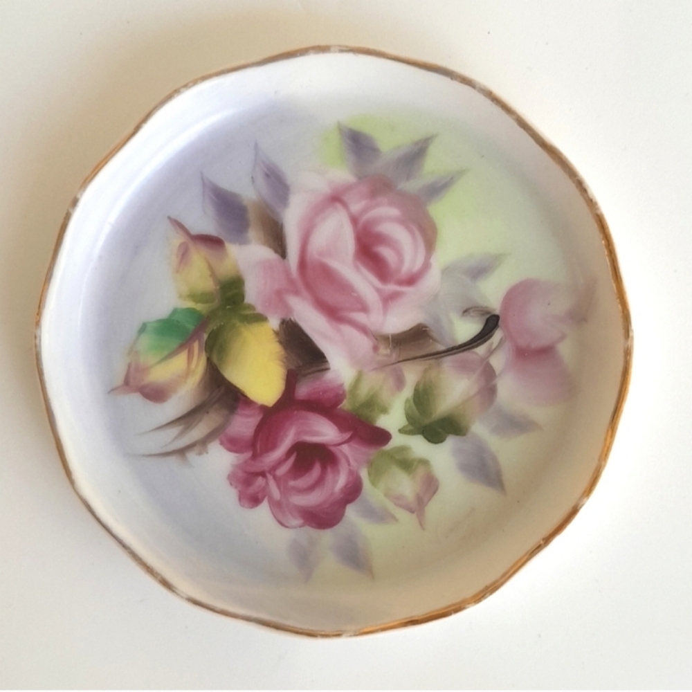 Vintage Lefton China Small Trinket Dish